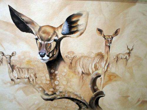 Jean Abrie - The Herd - An absolute stunning painting!! Bid now!! *Free courier!
